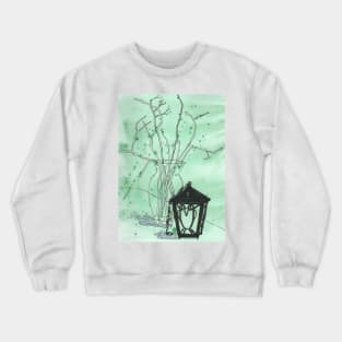 Bryn Mawr Green Owl Crewneck Sweatshirt